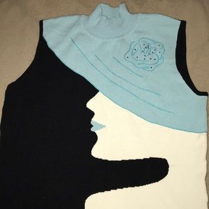 Vintage Sleeveless Turtleneck